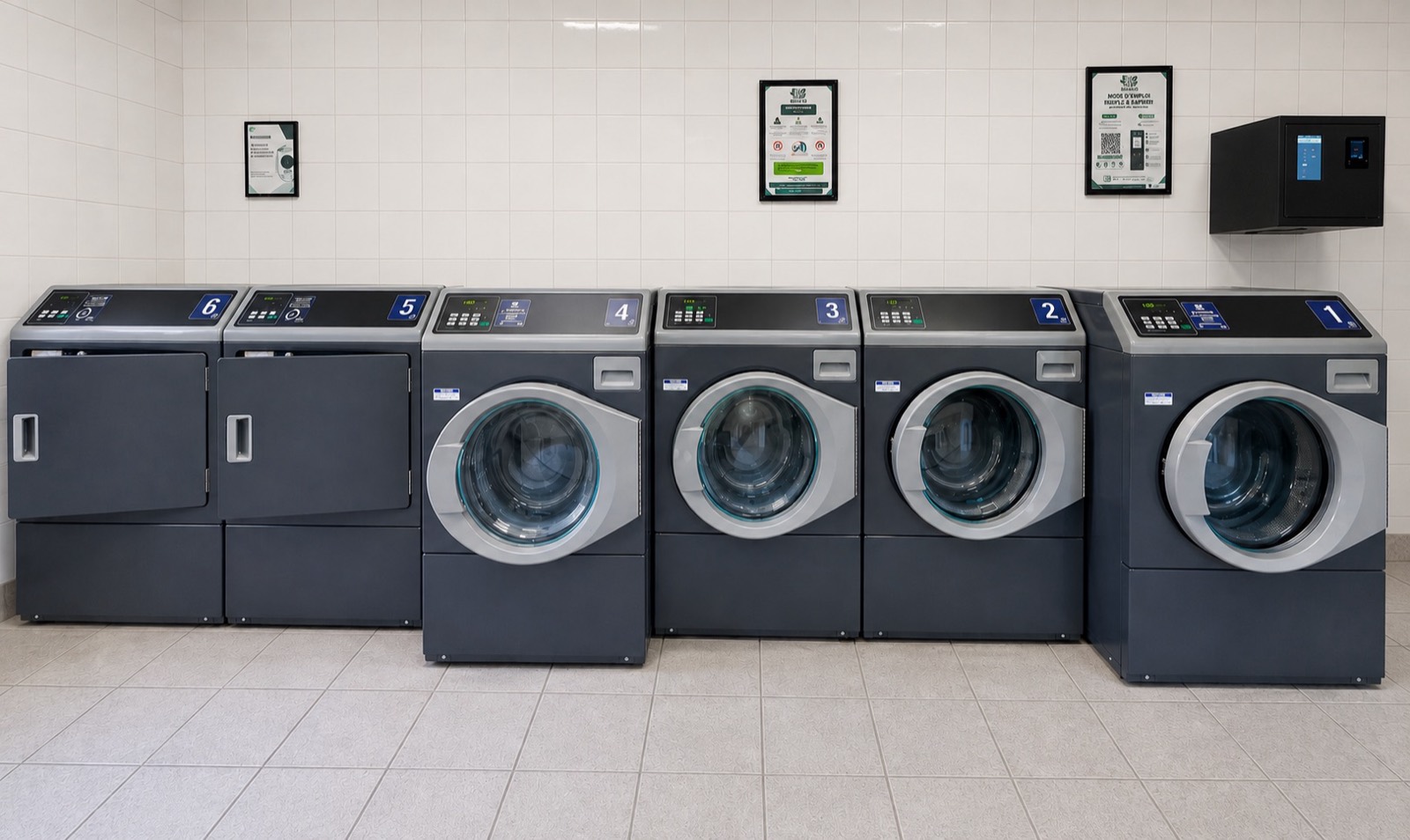 Laverie Wash N Go de la résidence étudiante de l’Institut Agro à Montpellier